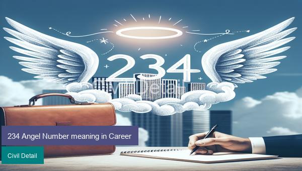 234 Angel Number meaning in Career