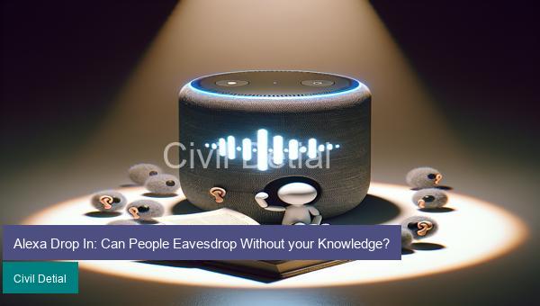 Alexa Drop In: Can People Eavesdrop Without your Knowledge?