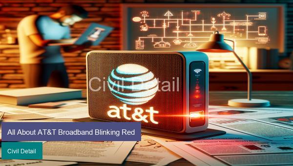 All About AT&T Broadband Blinking Red