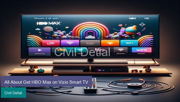 All About Get HBO Max on Vizio Smart TV