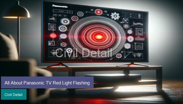 All About Panasonic TV Red Light Flashing