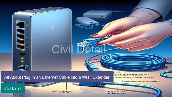 All About Plug In an Ethernet Cable into a Wi Fi Extender