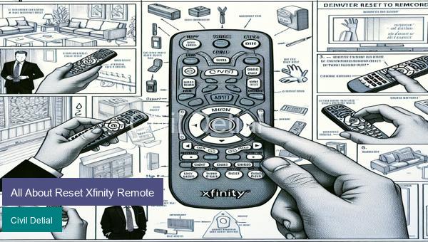 All About Reset Xfinity Remote