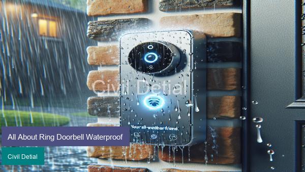 All About Ring Doorbell Waterproof