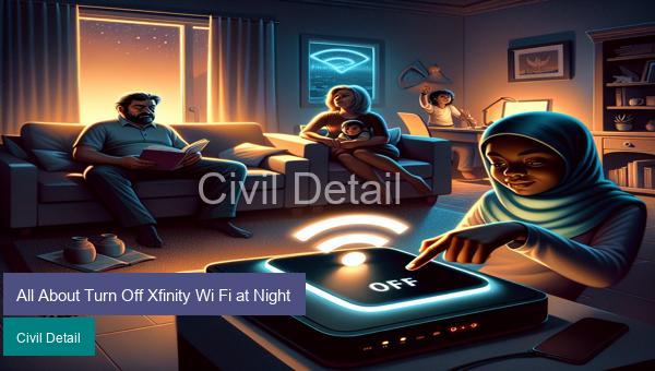 All About Turn Off Xfinity Wi Fi at Night