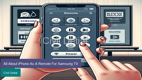 All About iPhone As A Remote For Samsung TV