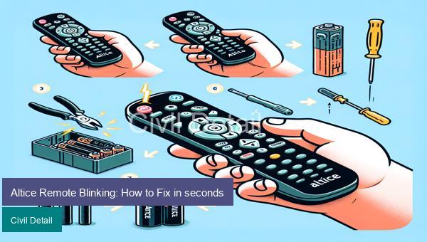 Altice Remote Blinking: How to Fix in seconds