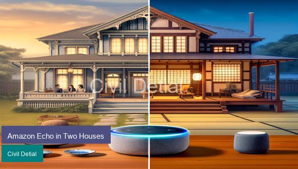 Amazon Echo in Two Houses