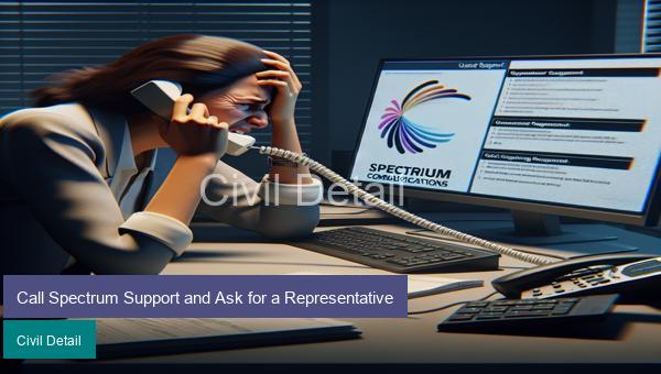 Call Spectrum Support and Ask for a Representative
