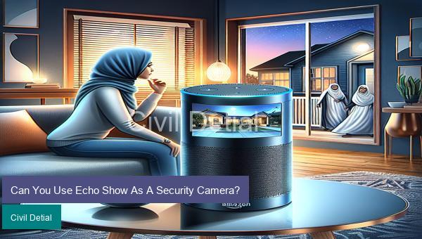 Can You Use Echo Show As A Security Camera?