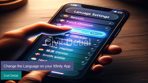 Change the Language on your Xfinity App