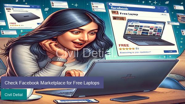 Check Facebook Marketplace for Free Laptops