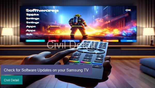 Check for Software Updates on your Samsung TV