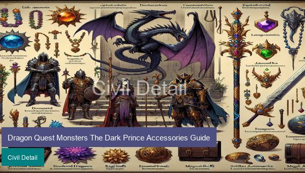 Dragon Quest Monsters The Dark Prince Accessories Guide