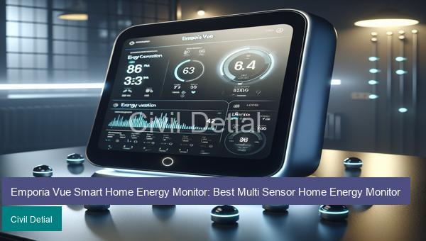 Emporia Vue Smart Home Energy Monitor: Best Multi Sensor Home Energy Monitor