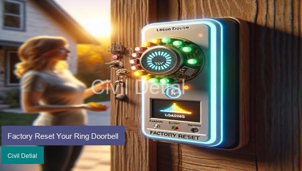 Factory Reset Your Ring Doorbell