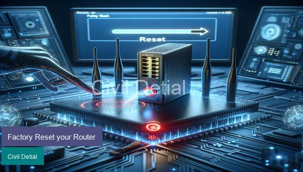 Factory Reset your Router