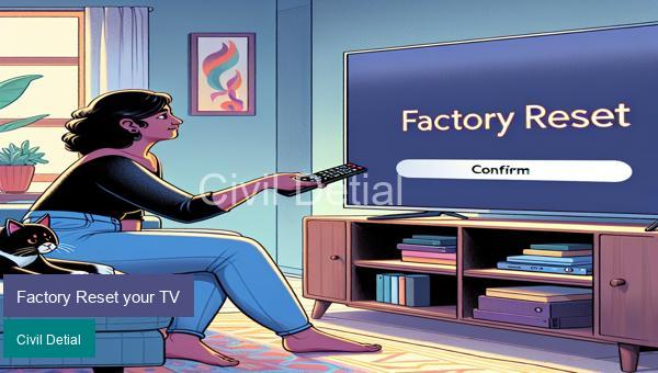 Factory Reset your TV