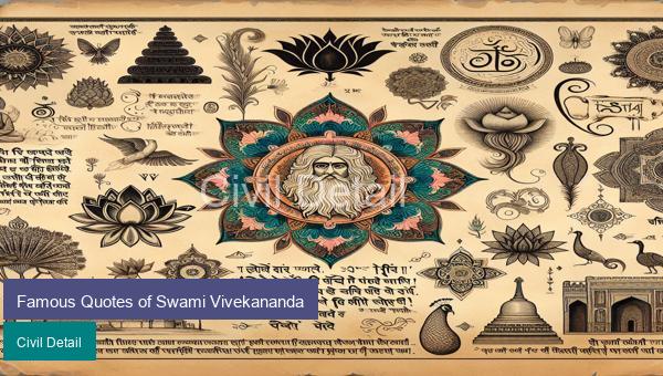 Famous Quotes of Swami Vivekananda
