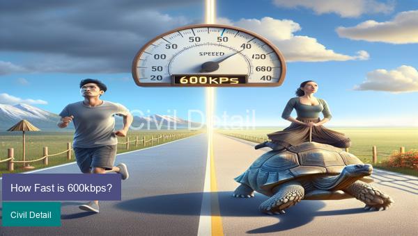 How Fast is 600kbps?