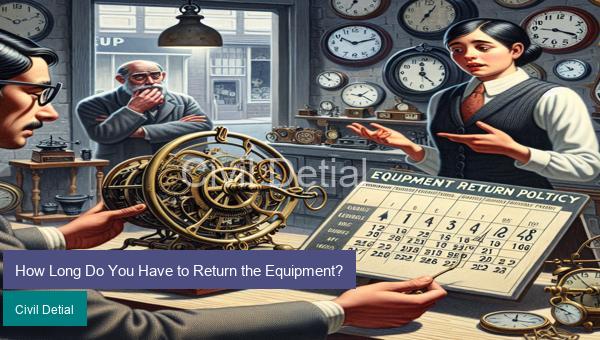 How Long Do You Have to Return the Equipment?