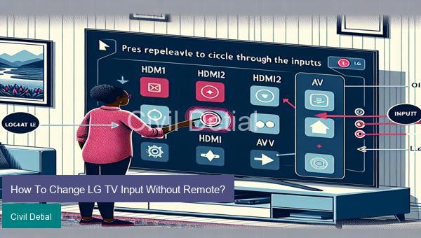 How To Change LG TV Input Without Remote?