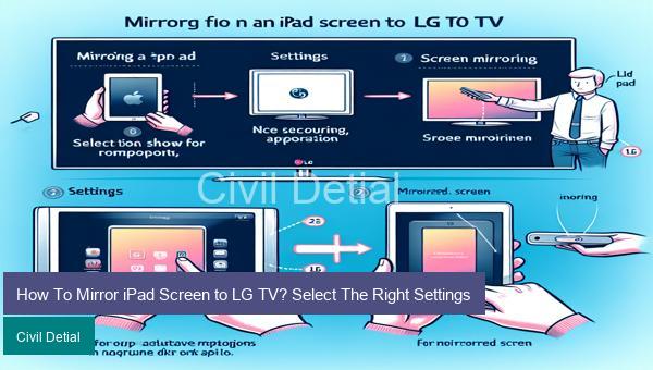 How To Mirror iPad Screen to LG TV? Select The Right Settings