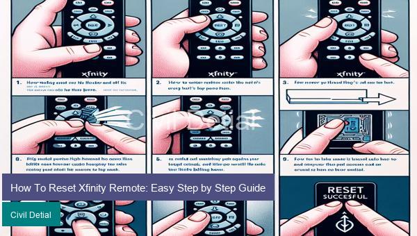 How To Reset Xfinity Remote: Easy Step by Step Guide