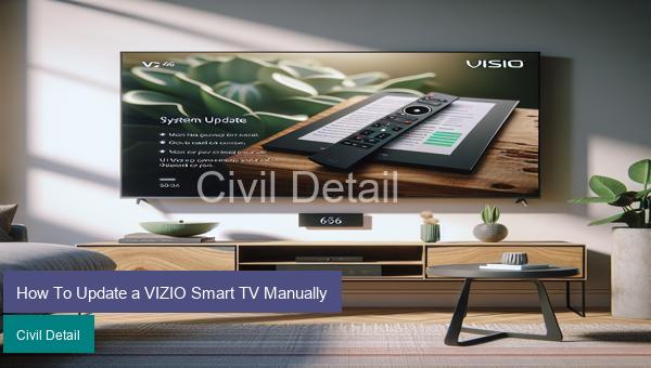How To Update a VIZIO Smart TV Manually