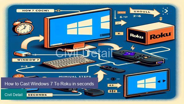 How to Cast Windows 7 To Roku in seconds