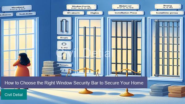 How to Choose the Right Window Security Bar to Secure Your Home