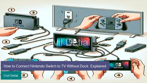 How to Connect Nintendo Switch to TV Without Dock: Explained