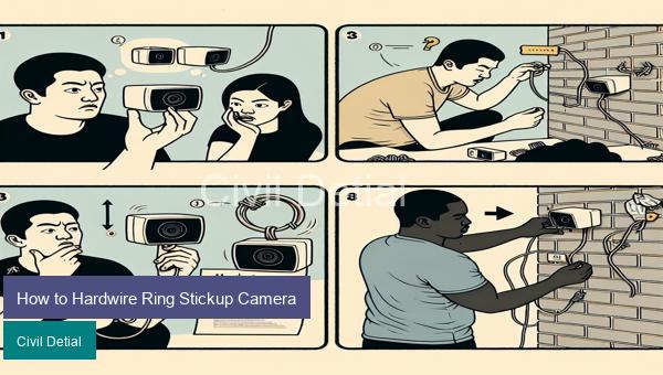 How to Hardwire Ring Stickup Camera