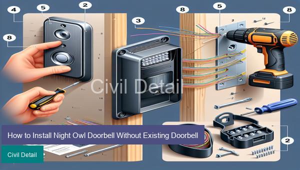 How to Install Night Owl Doorbell Without Existing Doorbell