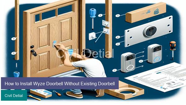 How to Install Wyze Doorbell Without Existing Doorbell