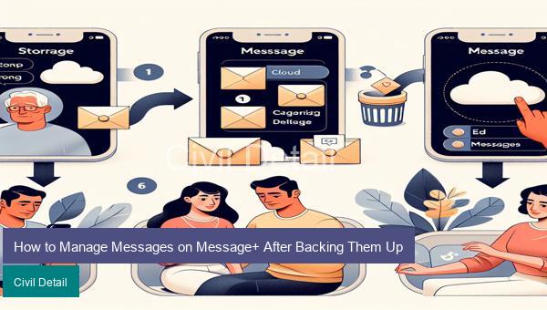 How to Manage Messages on Message+ After Backing Them Up