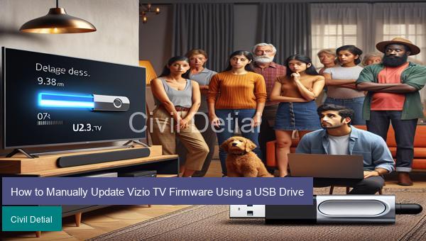 How to Manually Update Vizio TV Firmware Using a USB Drive