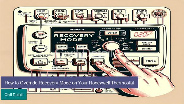 How to Override Recovery Mode on Your Honeywell Thermostat