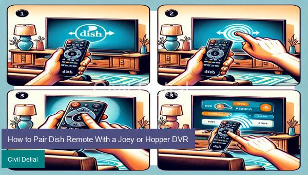 How to Pair Dish Remote With a Joey or Hopper DVR