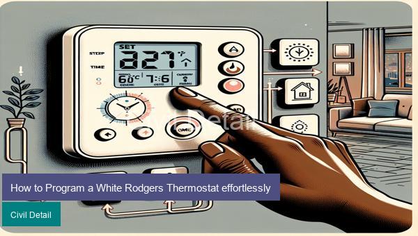 How to Program a White Rodgers Thermostat effortlessly