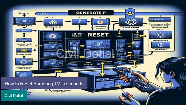 How to Reset Samsung TV in seconds