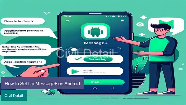 How to Set Up Message+ on Android