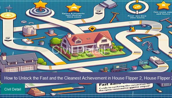 How to Unlock the Fast and the Cleanest Achievement in House Flipper 2, House Flipper 2 Gameplay