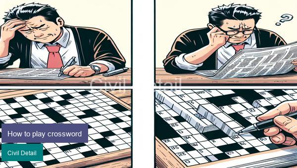 How to play crossword