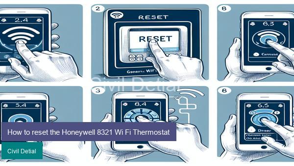 How to reset the Honeywell 8321 Wi Fi Thermostat