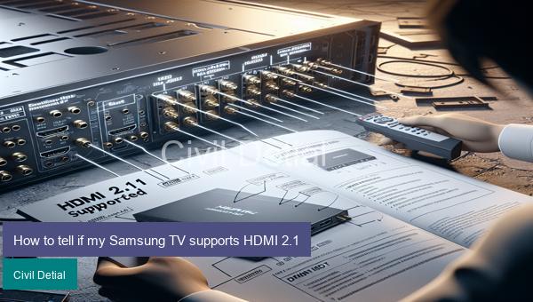 How to tell if my Samsung TV supports HDMI 2.1