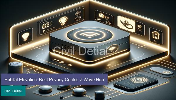 Hubitat Elevation: Best Privacy Centric Z Wave Hub