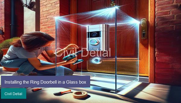 Installing the Ring Doorbell in a Glass box
