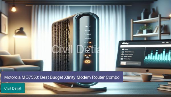 Motorola MG7550: Best Budget Xfinity Modem Router Combo