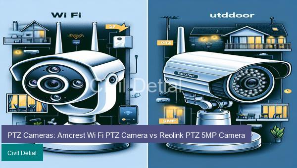PTZ Cameras: Amcrest Wi Fi PTZ Camera vs Reolink PTZ 5MP Camera